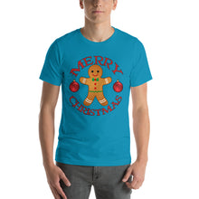 Merry Christmas Gingerbread Man Short-Sleeve Unisex T-Shirt