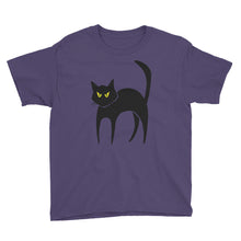 Black Cat Youth Short Sleeve T-Shirt