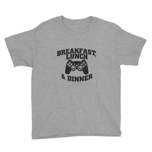 Breakfast, Lunch, and Dinner Youth Short Sleeve T-Shirt
