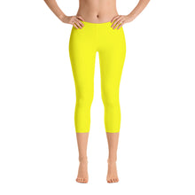 Yellow Capri Leggings