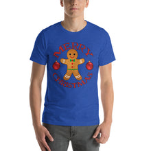 Merry Christmas Gingerbread Man Short-Sleeve Unisex T-Shirt