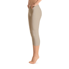 Tan Capri Leggings