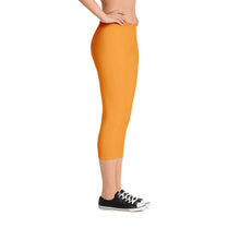 Orange Capri Leggings
