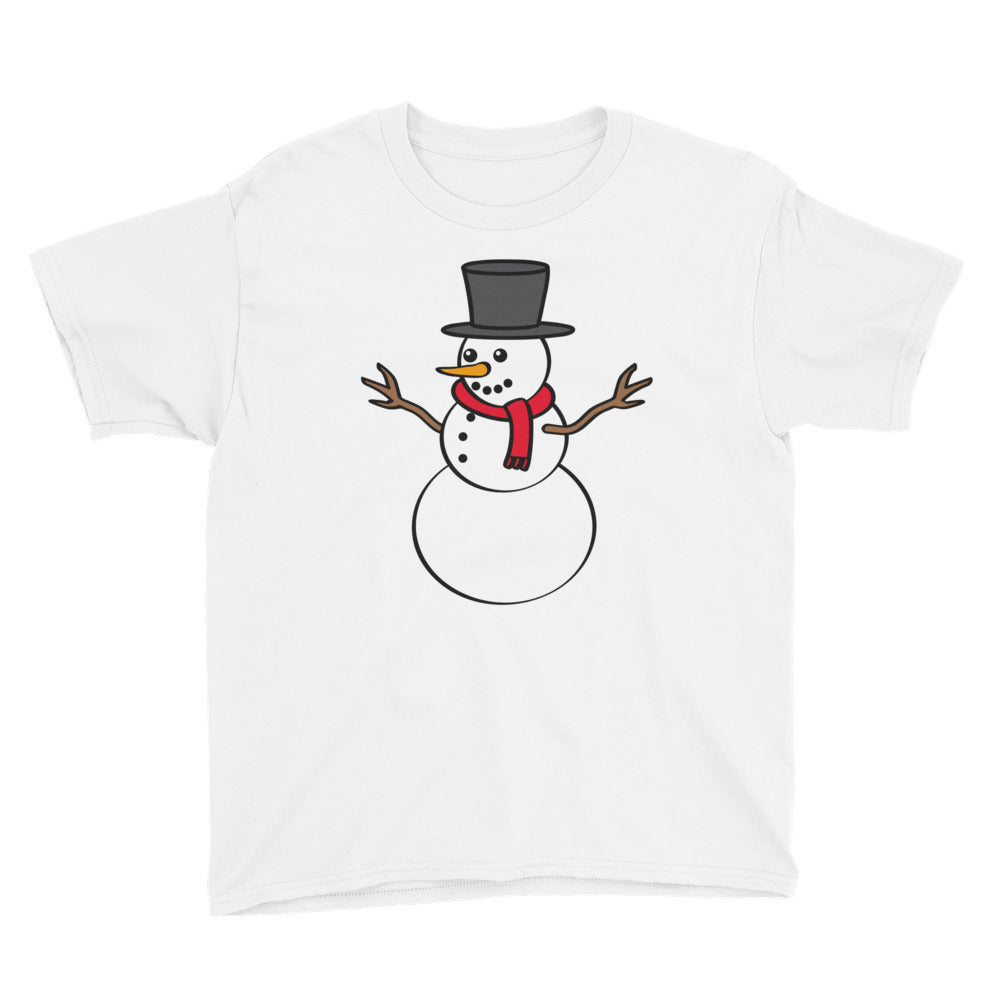 Snowman Youth Short Sleeve T-Shirt