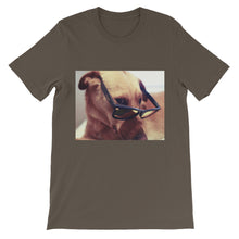 Dog with glasses t-shirt