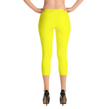 Yellow Capri Leggings