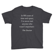 I've Never Met Anyone Who Wasn't Important Youth Short Sleeve T-Shirt