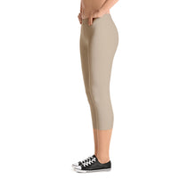 Tan Capri Leggings