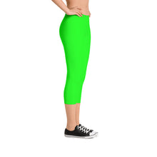 Green Capri Leggings