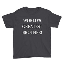 World's Greatest Brother Youth Short Sleeve T-Shirt