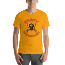 Happy Halloween Spider Short-Sleeve Unisex T-Shirt