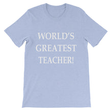 World's Greatest Teacher t-shirt
