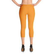 Orange Capri Leggings
