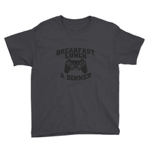 Breakfast, Lunch, and Dinner Youth Short Sleeve T-Shirt