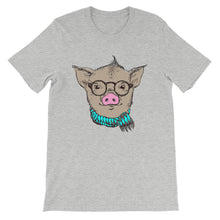 Hipster Pig Short-Sleeve Unisex T-Shirt
