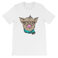 Hipster Pig Short-Sleeve Unisex T-Shirt
