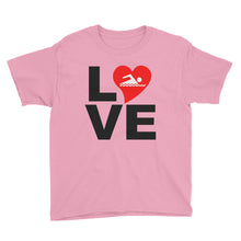 Love Swimming Youth Short Sleeve T-Shirt