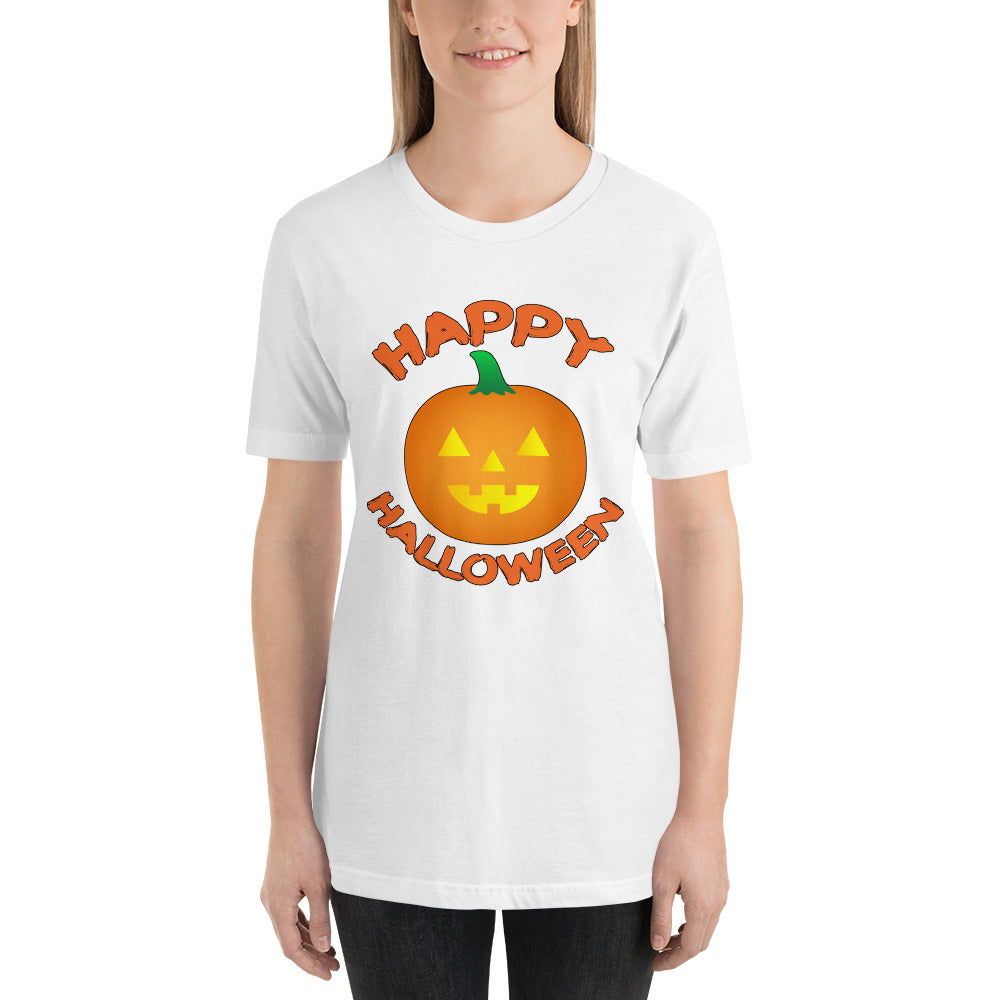 Happy Halloween Pumpkin Short-Sleeve Unisex T-Shirt