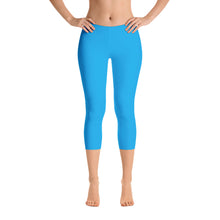 Cyan Capri Leggings