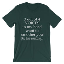 3 out of 4 voices t-shirt