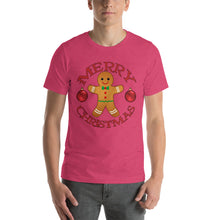 Merry Christmas Gingerbread Man Short-Sleeve Unisex T-Shirt