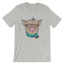 Hipster Pig Short-Sleeve Unisex T-Shirt
