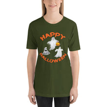 Happy Halloween Ghosts Short-Sleeve Unisex T-Shirt
