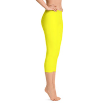 Yellow Capri Leggings