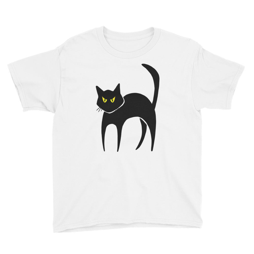 Black Cat Youth Short Sleeve T-Shirt