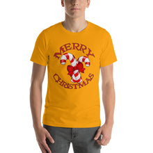 Merry Christmas Candy Cane Short-Sleeve Unisex T-Shirt