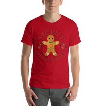 Merry Christmas Gingerbread Man Short-Sleeve Unisex T-Shirt