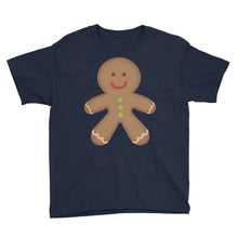 Gingerbread Man Youth Short Sleeve T-Shirt