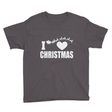 I Love Christmas Youth Short Sleeve T-Shirt