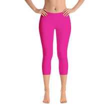 Magenta Capri Leggings