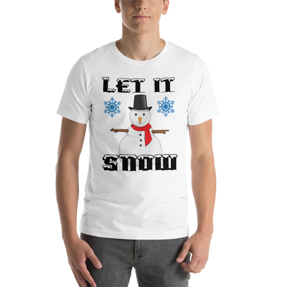 Let It Snow Short-Sleeve Unisex T-Shirt