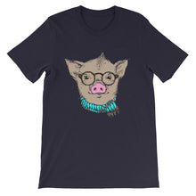 Hipster Pig Short-Sleeve Unisex T-Shirt