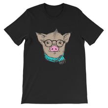 Hipster Pig Short-Sleeve Unisex T-Shirt