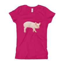 Girl's T-Shirt - Pig