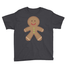 Gingerbread Man Youth Short Sleeve T-Shirt