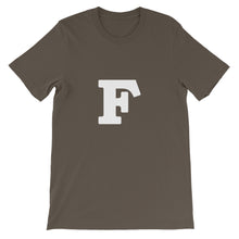 F Short-Sleeve Unisex T-Shirt