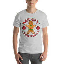 Merry Christmas Gingerbread Man Short-Sleeve Unisex T-Shirt