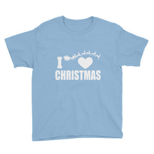 I Love Christmas Youth Short Sleeve T-Shirt