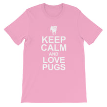 Keep Calm and Love Pugs t-shirt