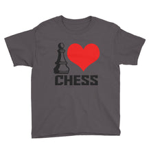 I Love Chess Youth Short Sleeve T-Shirt