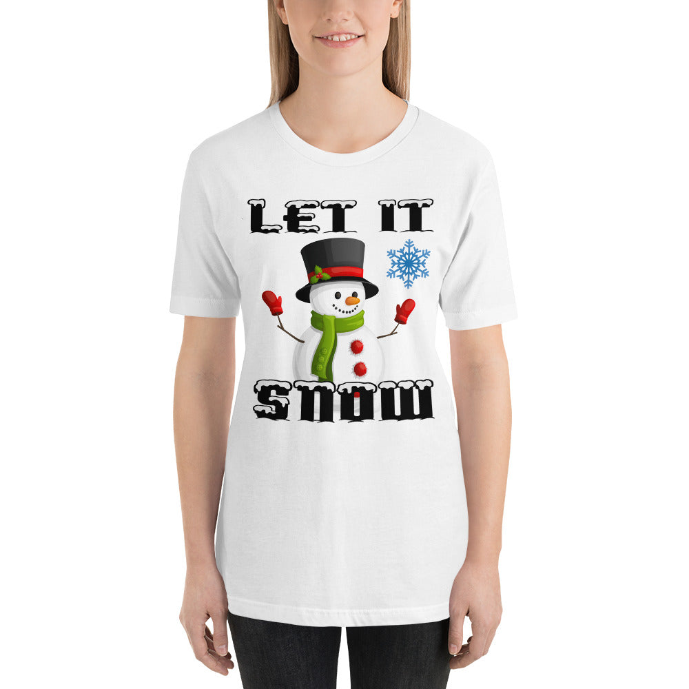 Let It Snow Short-Sleeve Unisex T-Shirt