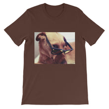 Dog with glasses t-shirt