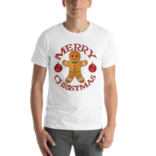 Merry Christmas Gingerbread Man Short-Sleeve Unisex T-Shirt