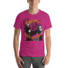 Happy Halloween Grim Reaper Short-Sleeve Unisex T-Shirt