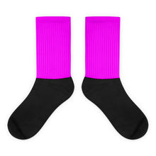 Magenta foot socks