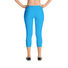 Cyan Capri Leggings